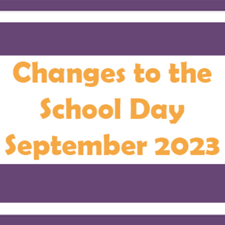 Image of Timings of the School Day September 2023-2024